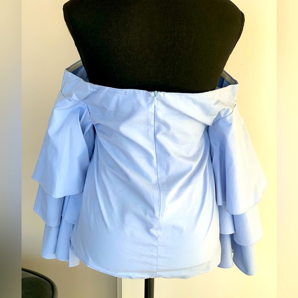 Endless Rose Off Shoulder Flared Sleeves Top - Picture 2 of 5